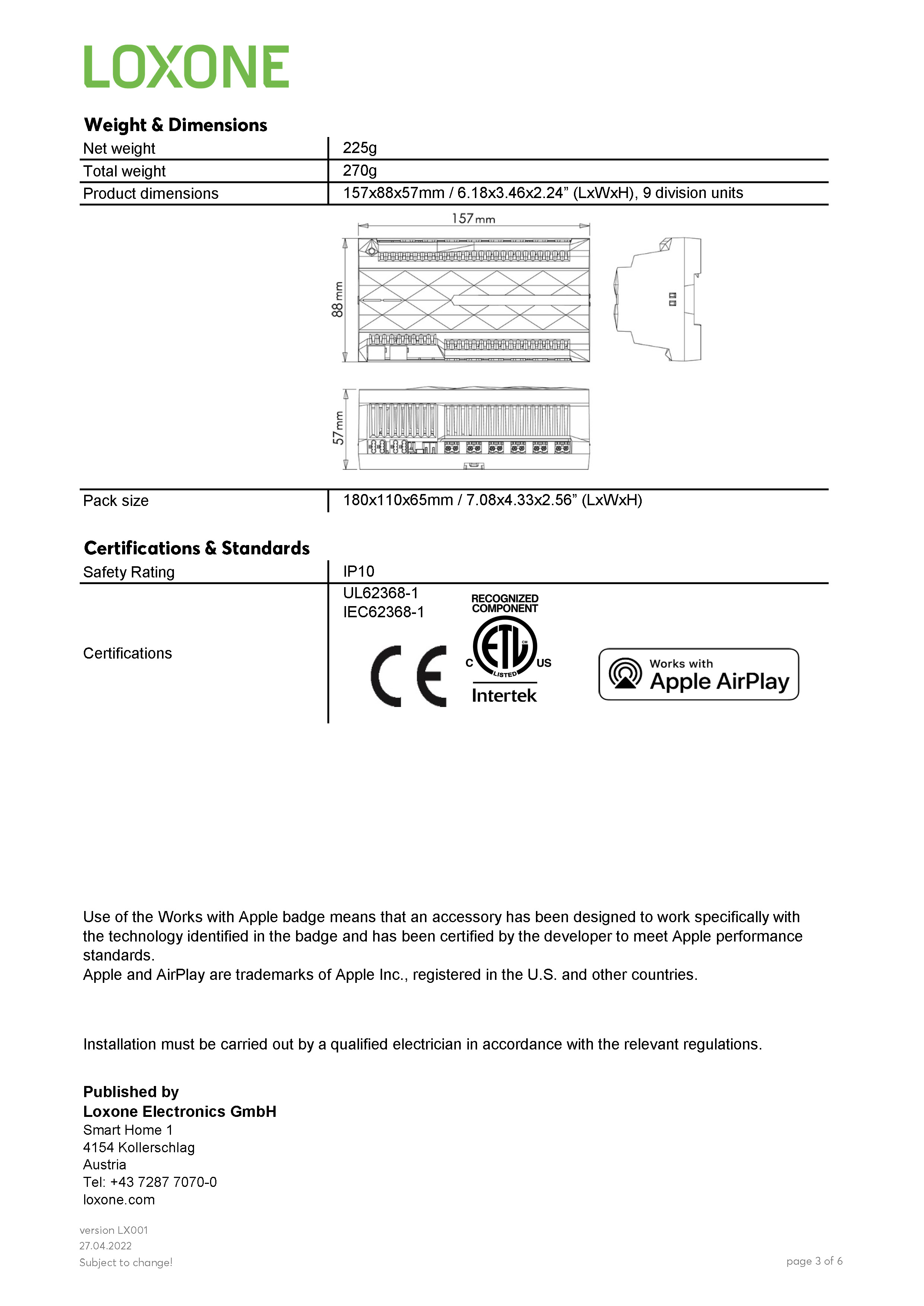 LOXONE Audioserver